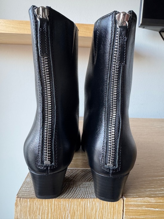 NWT! MADEWELL Women's The Lexie Ankle Boot True Black Leather Size 6.5 - no box! - Picture 7 of 15